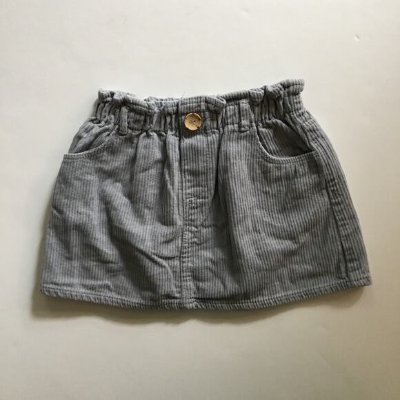 Zara gray corduroy skirt - Picture 2 of 5